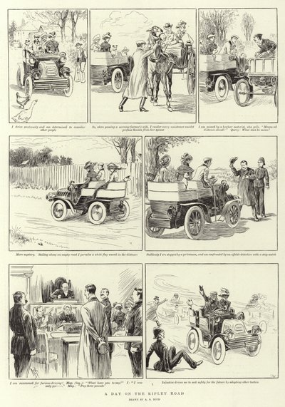 Een dag op de Ripley Road door Alexander Stuart Boyd